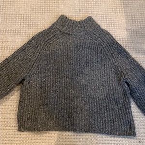 Silence and noise grey turtleneck sweater